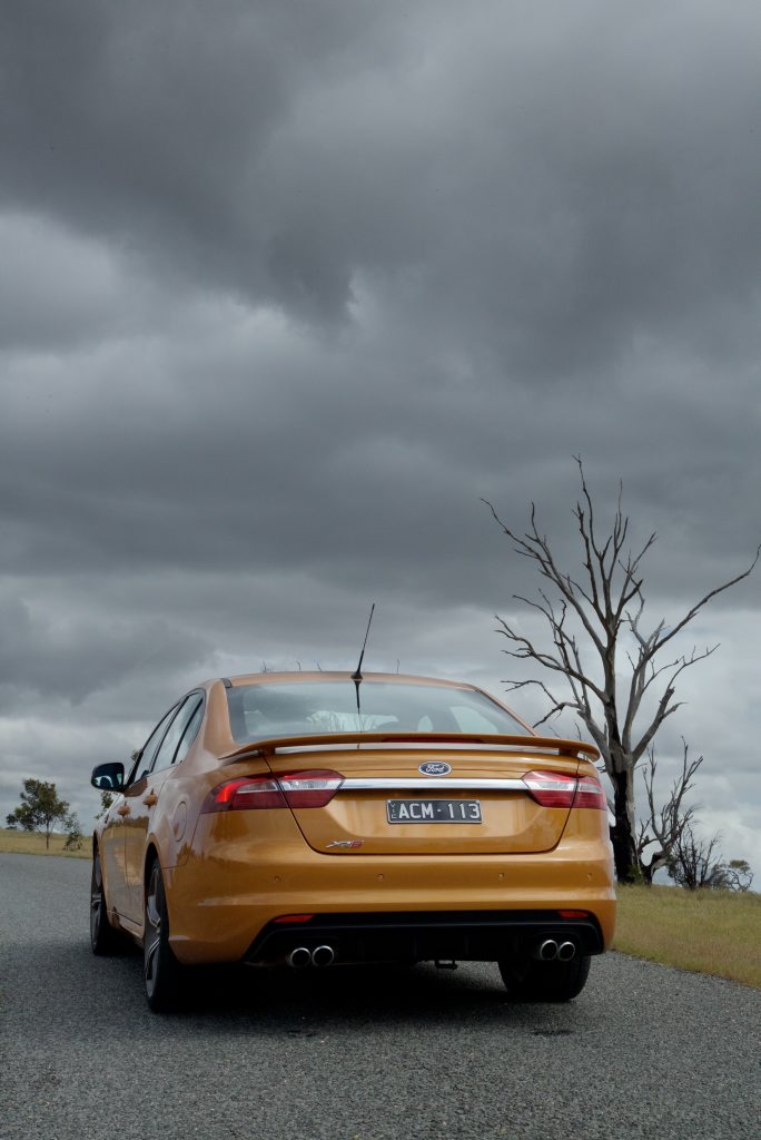 Falcon XR8 good for 335kW and 570Nm of torque from its 5.0-litre V8. Falcon XR8 good for 335kW and 570Nm of torque from its 5.0-litre V8.